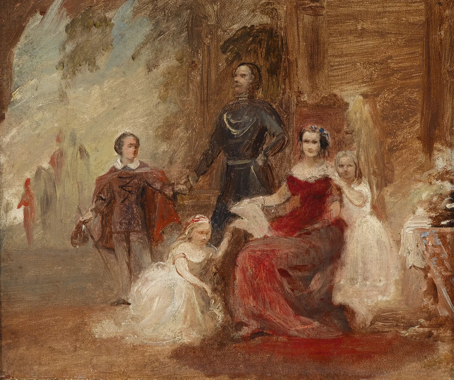 Studio per il ritratto della della famiglia reale di Hannover
